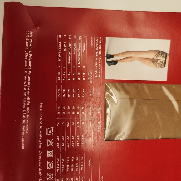 FALKE Floral Sheer Tights - Picture 8 of 12